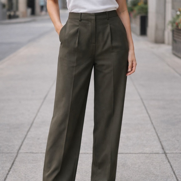 Zara Pants - Zara Classic Khaki Women's Trousers